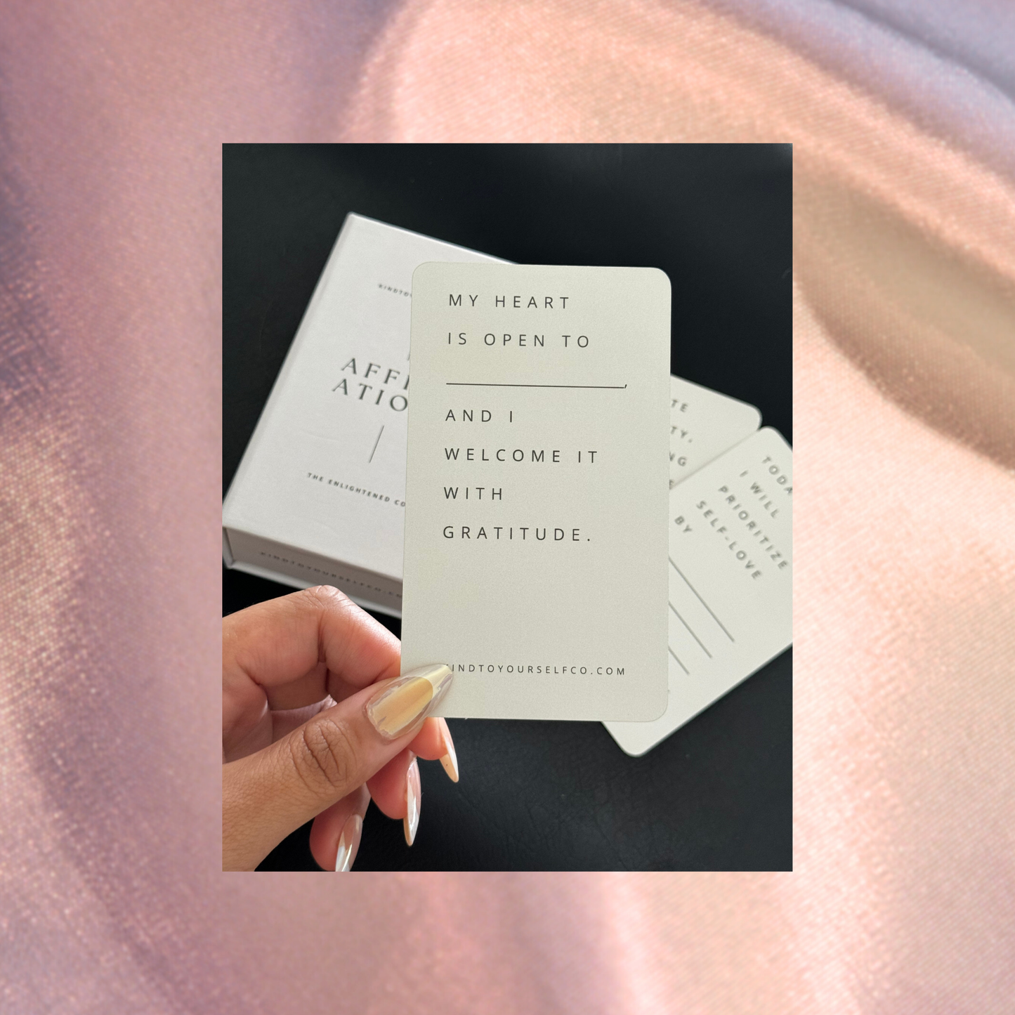 Customizable Affirmations Card Deck by KTYCo.